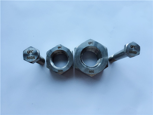 ნიკელის შენადნობი c22 el 2.4602 ყველა ხრახნიანი საკინძავი ჭანჭიკი nus hastelloy c 276